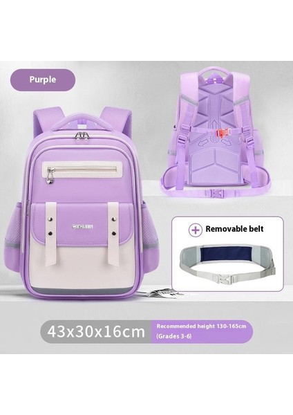 Yeni Bulut Çocuk Okul Çantası 1-3-6 Sınıflar Ilkokul Öğrencileri Okul Çantası Kız ve Erkek Çocuklar Yük Azaltma (Yurt Dışından)