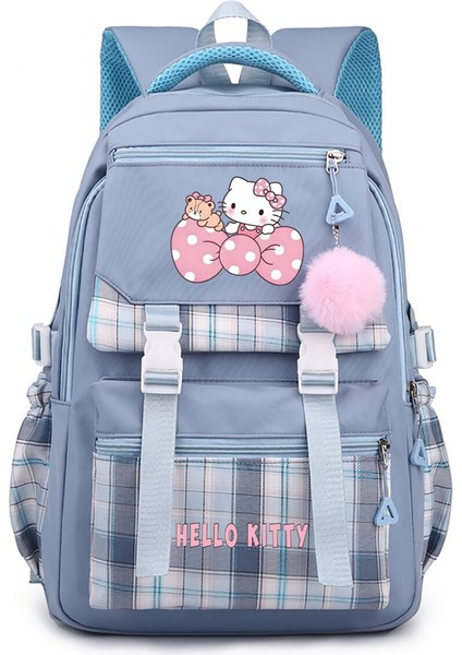 Kt Kedi Karikatür Etrafında Japon Sevimli Ilkokul Öğrencileri Ortaokul Lise Lise Büyük Kapasiteli Okul Çantası (Yurt Dışından)