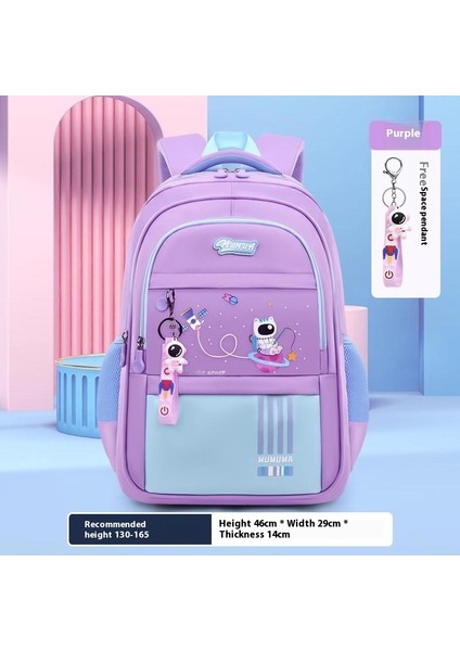 Yeni Karikatür Çocuk Ilkokul Öğrencileri Okul Çantası 3-6 Sınıflar Omuz Çantası Sandviç Oxford Kumaş (Yurt Dışından)