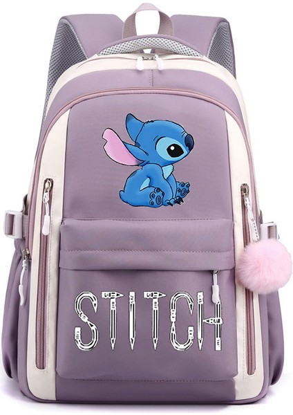 Yeni Yıldız Bebek Karikatür Baskı Rahat Omuz Çantası Ortaokul Lise Öğrencileri Büyük Kapasiteli Sırt Çantaları (Yurt Dışından)