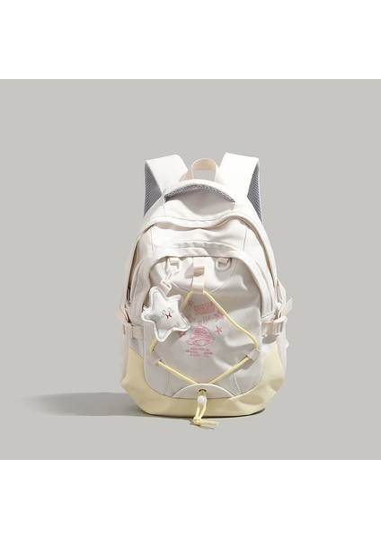 Okul Sezonu Malzemeleri Kolej Tarzı Gezegen Ev Yapımı Kolye Ortaokul Üniversite Öğrencileri Omuz Çantası Büyük Kapasiteli Öğrenci Sırt Çantaları (Yurt Dışından)