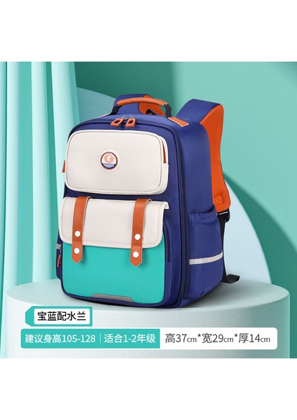 Ilkokul Öğrencilerinin Yükünü Azaltmak Için Okul Çantası 1-3-6 Sınıflar Için Geniş Açılımlı Tasarım Çocuk Okul Çantası (Yurt Dışından)