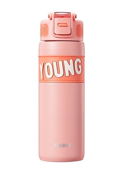 Büyük Kapasiteli Pipetli Bardak 316 Paslanmaz Çelik Erkek Öğrenci Bardağı (Yurt Dışından)