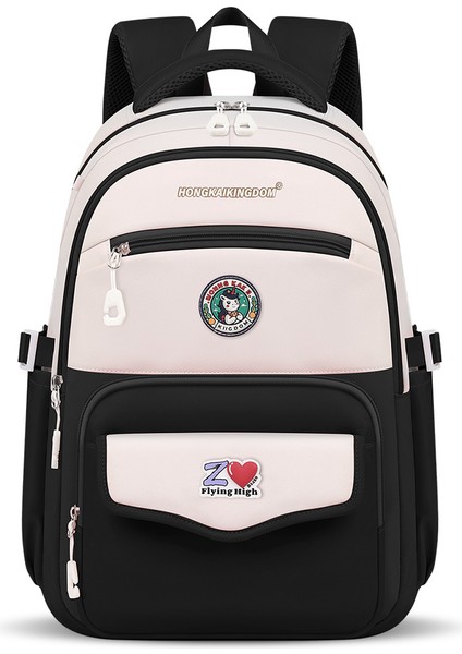 Yeni Okul Çantası Gençlik Naylon Moda Yüksek Değerli Çok Fonksiyonlu Omuz Çantası Erkekler ve Kadınlar Ilk ve Ortaokul Öğrencileri Büyük Kapasiteli Okul Çantası (Yurt Dışından)