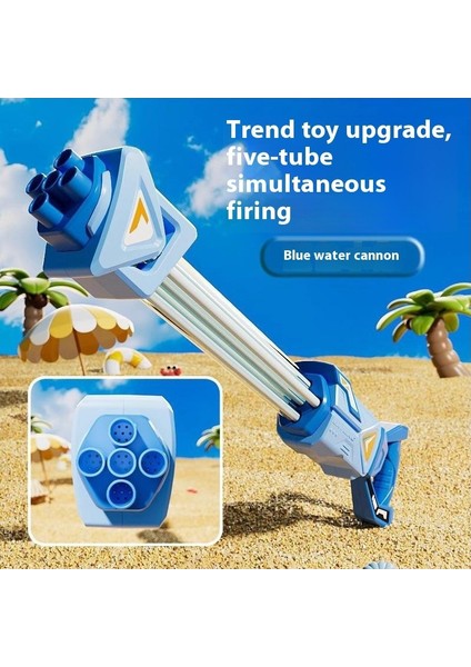 Su Tabancası Çocuk Oyuncakları Büyük Çekmece Zi Çubuklu Sprey Gatling Plaj Rafting Su Savaşı Er (Yurt Dışından)