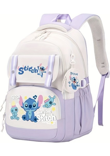 Aynı Çevre Okul Çantası Anime Karikatür Baskı ile Sıcak Yıldız Bebek Ilk ve Ortaokul Öğrencileri Omurga Koruma Omuz Çantası (Yurt Dışından)