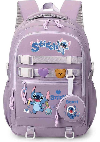 Kampüs Yeni Ortaokul Lise Öğrencileri Okul Çantası Erkekler ve Kadınlar Sevimli Karikatür Yük Azaltma Öğrenciler Omurga Koruma Sırt Çantaları (Yurt Dışından)