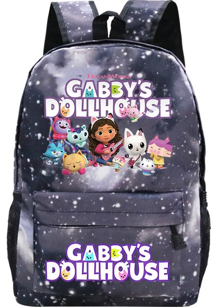 Çizgi Film Animasyonu Gaby'nin Bebek Evi Çevresel Baskı Gündelik Sırt Çantaları (Yurt Dışından)