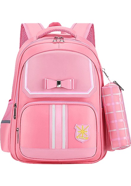 Bir Kalem Çantası Gönderin】 Ilkokul Öğrencileri Okul Çantası Erkek ve Kız Çocukları Bir, Üç, Altı Sınıflar 6-9-12 Yaş Arası Çocukların Yükünü Azaltmak Için Okul Çantası Omuzlar (Yurt Dışından)