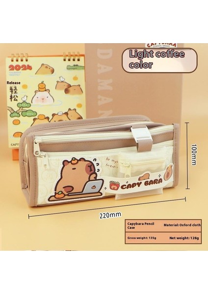 Kalem Çantası Yeni Büyük Boy Kapasiteli Ortaokul Öğrencileri Kırtasiye Kutusu Yaratıcı Kalem Saklama Çantası Ilkokul Öğrencileri Yüksek Değerli Tasarım Hissi (Yurt Dışından)