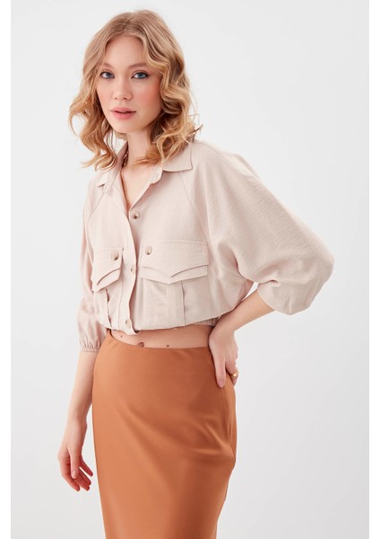 Cepli Beli Lastikli Gömlek modelleri