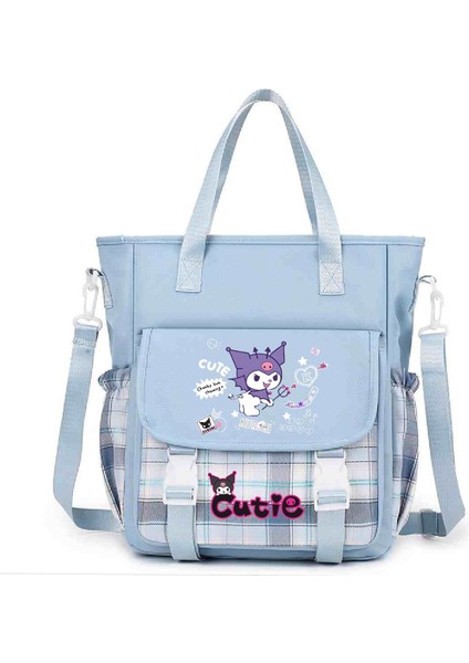 Çapraz Askılı Çanta Öğrenciler Sınıf Yükleme Kitapları Tote Büyük Çanta Omuz Makyaj Çantası Sevimli Karikatür Baskı Çapraz Askılı Çanta (Yurt Dışından)