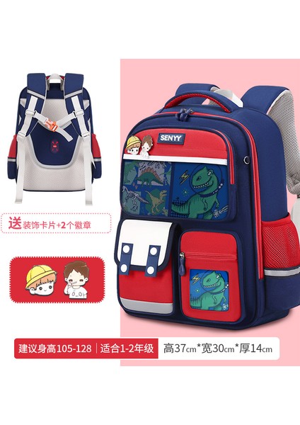 Yeni Ilkokul Öğrencileri Okul Çantası Çocuklar Oxford Kumaş Omuz Çantası Lamine Büyük Kapasiteli Erkek Su Geçirmez Kadın (Yurt Dışından)