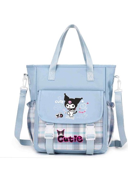 Çapraz Askılı Çanta Öğrenciler Sınıf Yükleme Kitapları Tote Büyük Çanta Omuz Makyaj Çantası Sevimli Karikatür Baskı Çapraz Askılı Çanta (Yurt Dışından)