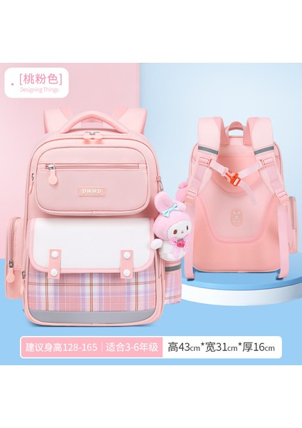 Yabancı Stil Ilkokul Öğrencileri Okul Çantası Çocuklar 1-3-6 Sınıflar Omuz Çantası Su Geçirmez Büyük Kapasiteli Oxford Kumaş (Yurt Dışından)