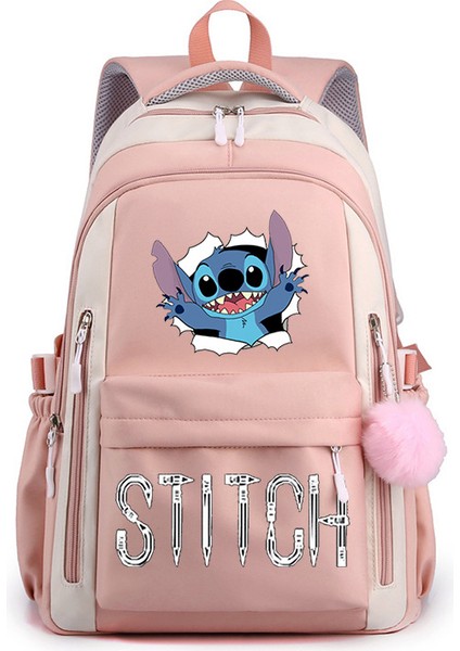 Yeni Yıldız Bebek Karikatür Baskı Rahat Omuz Çantası Ortaokul Lise Öğrencileri Büyük Kapasiteli Sırt Çantaları (Yurt Dışından)