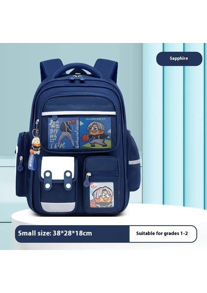 Okul Çantası Çocuk Çizgi Film Animasyon Ilkokul Öğrencileri Bir, Iki, Üç Ila Altı Sınıf Erkek ve Kız Omurga Koruma Yük Azaltma Omuz Çantası (Yurt Dışından)