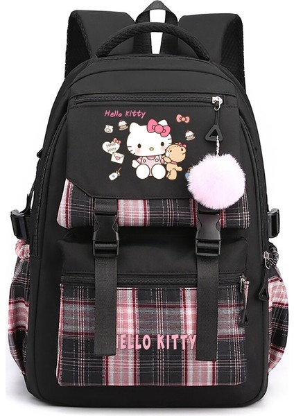 Kt Kedi Karikatür Etrafında Japon Sevimli Ilkokul Öğrencileri Ortaokul Lise Lise Büyük Kapasiteli Okul Çantası (Yurt Dışından)