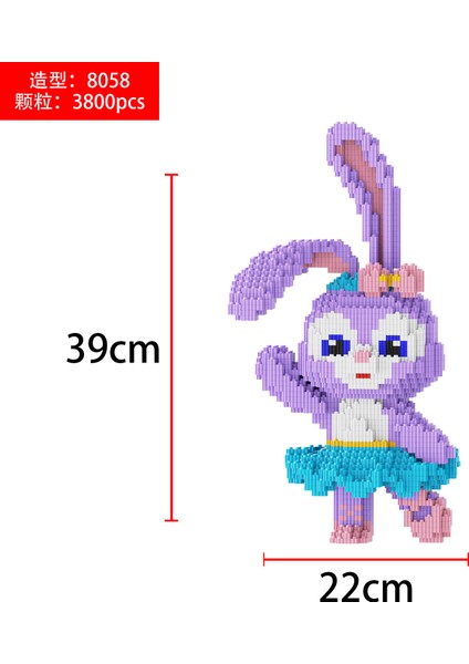 6-12 Yaş Tandem Küçük Parçacıklar Yapı Taşı Oyuncaklar Çocuk Eğitici Puzzle Yapboz Süsler (Yurt Dışından)