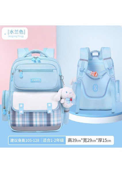 Yabancı Stil Ilkokul Öğrencileri Okul Çantası Çocuklar 1-3-6 Sınıflar Omuz Çantası Su Geçirmez Büyük Kapasiteli Oxford Kumaş (Yurt Dışından)