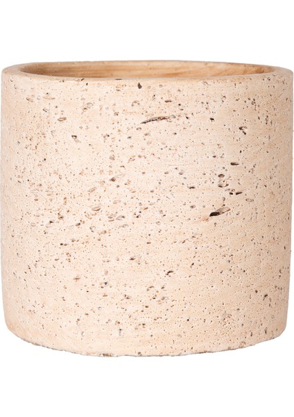 Beton Saksı Doğal Görünümlü Bej 9,5x8,5 Cm.
