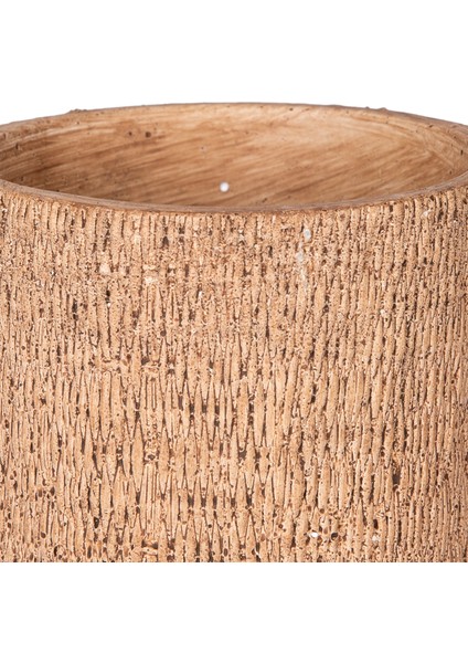 Beton Saksı Hasır Desenli Kahverengi 12X10,5 Cm. fiyatları