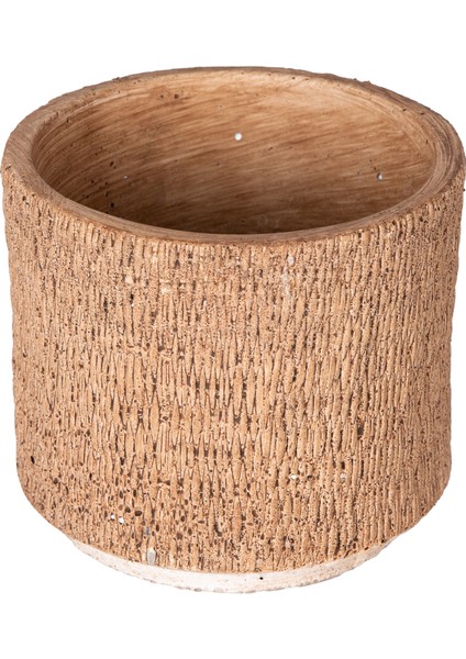 Beton Saksı Hasır Desenli Kahverengi 12X10,5 Cm. modelleri