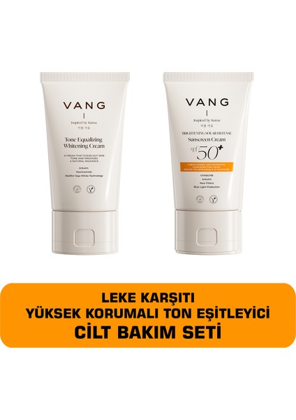 Leke Karşıtı Yüksek Korumalı Ton Eşitleyici 2'li Cilt Bakım Seti