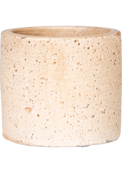 Beton Saksı Doğal Görünümlü Bej 8x7 Cm. fiyatları