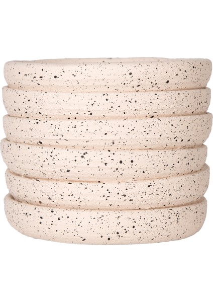 Beton Saksı Yatay Kabartma Çizgili Krem 10X8 Cm. fırsatları