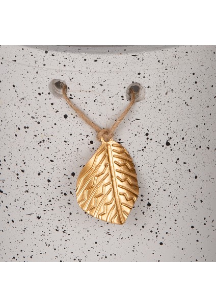 Seramik Saksı Gold Yaprak Aksesuarlı Beyaz 10,5X10,2 Cm. fiyatları