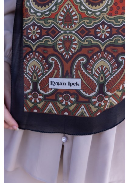 Anadolu Motifleri Etnik Desenli Pamuklu Şal