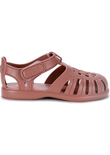 S10271 Tobby Solid Kız/erkek Çocuk Sandalet Ayakkabı Gül Kurusu fırsatları