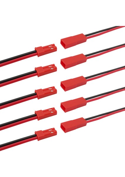 50 Çift 10 cm Jst Konnektör Fiş Kablosu Erkek + Dişi Rc Pil Için, Jst Çift Fiş Kablosu (Yurt Dışından) indirimleri