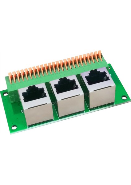 RJ45 Dişi Breakout Kartı, Lehimsiz RJ45 - 8 Pin Hızlı Yay Terminali, Pcb Kartlı Üç Yollu RJ45 Dişi Konnektör (Yurt Dışından) indirimleri