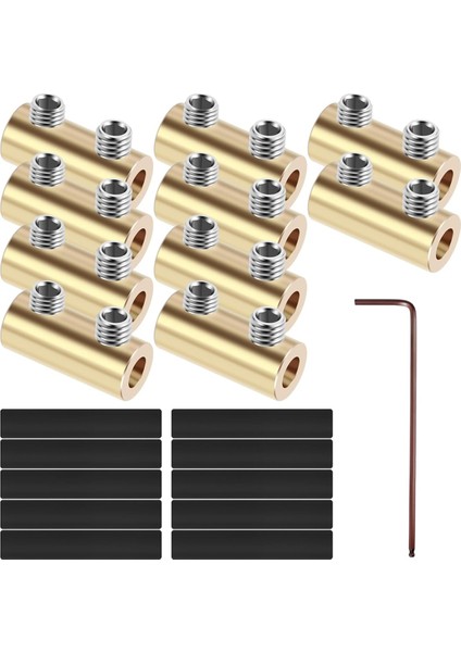 10 Adet Tel Bağlantı Somun Takımı 80A Bakır Ekleme Kablo Bağlantısı Su Geçirmez Devre Tel Bağlantı Terminali (Yurt Dışından)