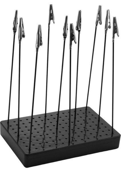9X14 Delik Boyama Standı Tabanı ile 10 Adet Metal Timsah Klip Sopa Modelleme Aracı Set Oyuncaklar Hobiler Aksesuarları (Yurt Dışından)