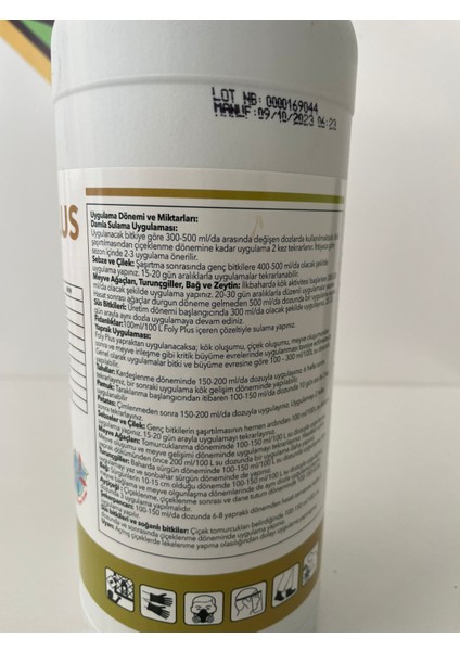 Foly Plus Organik ve Mikro Element Karışımı Sıvı Gübre 1litre fiyatları