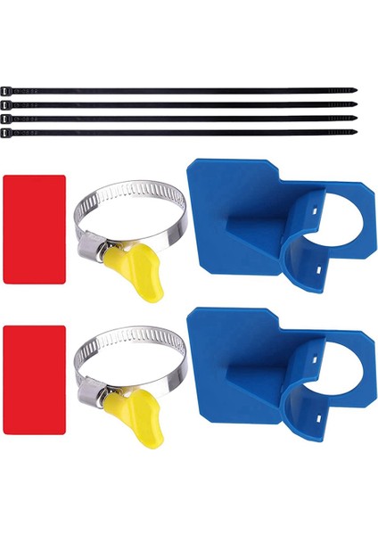 2 Adet Havuz Hortum Tutucular Paslanmaz Çelik Kelepçeler Kablo Bağları, Yer Üstü Havuz Aksesuarları Borular Için Sarkma Önleme (Yurt Dışından) fiyatları