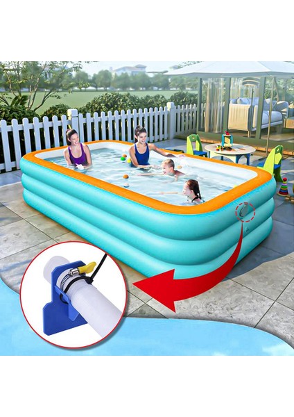 2 Adet Havuz Hortum Tutucular Paslanmaz Çelik Kelepçeler Kablo Bağları, Yer Üstü Havuz Aksesuarları Borular Için Sarkma Önleme (Yurt Dışından) modelleri