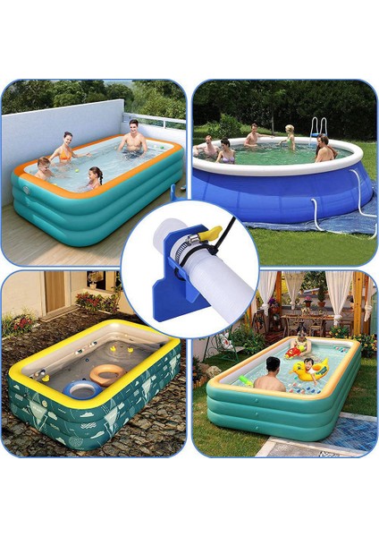 2 Adet Havuz Hortum Tutucular Paslanmaz Çelik Kelepçeler Kablo Bağları, Yer Üstü Havuz Aksesuarları Borular Için Sarkma Önleme (Yurt Dışından) indirimleri