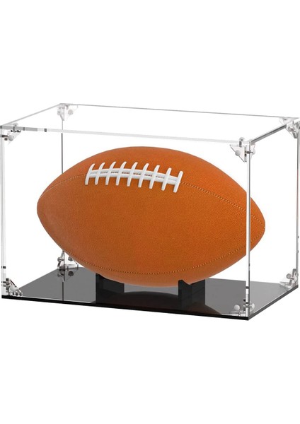Futbol Vitrin Kapaklı ve Siyah Tabanlı Akrilik Futbol Tutucu Top Tutuculu Şeffaf Futbol Kutuları (Yurt Dışından) fiyatları