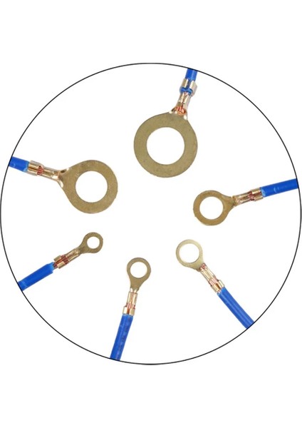 540PCS Halka Terminali M3-M10 Halka Pabucu Halka Bağlantı Kablosu Çeşitleri Kiti (Yurt Dışından) modelleri