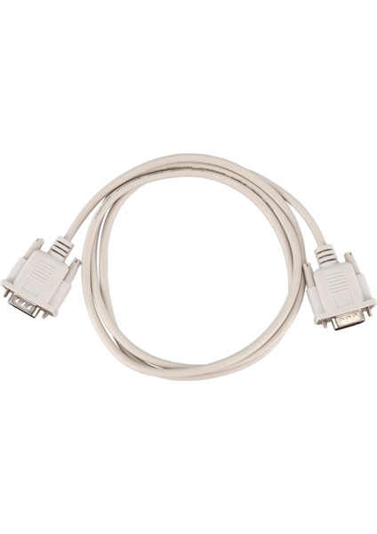 1.4m RS232 Db9 9 Pin Erkek - VGA Video 15 Pin Erkek Adaptör Kablosu Açık Gri (Yurt Dışından)