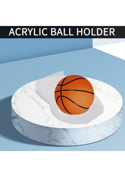 Akrilik Top Tutucu Duvara Montaj Spor Topu Vitrin Futbol, Basketbol, Voleybol, Şeffaf Için Depolama Standı (Yurt Dışından) fırsatları