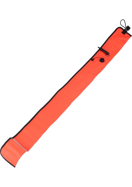 1m Tüplü Dalış Yüzey Işaretleyici Şamandıra Smb Sinyal Tüpü Güvenlik Görünürlük Şamandırası Sinyal Tüpü, Kırmızı (Yurt Dışından)