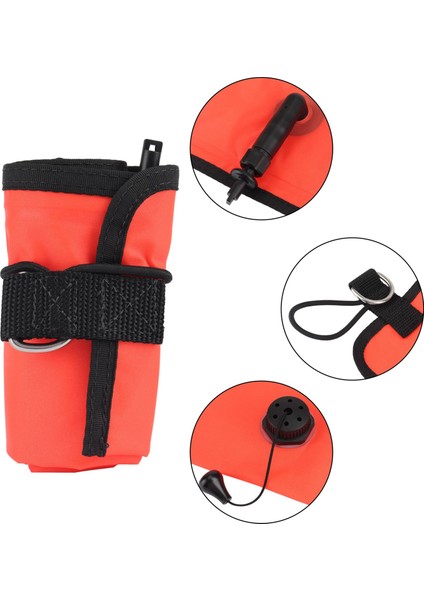 1m Tüplü Dalış Yüzey Işaretleyici Şamandıra Smb Sinyal Tüpü Güvenlik Görünürlük Şamandırası Sinyal Tüpü, Kırmızı (Yurt Dışından) fiyatları