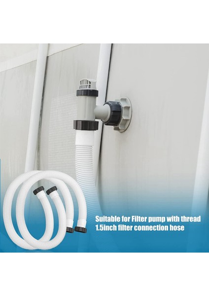 2 Adet Havuz Pompası Yedek Hortum 1.5 Inç Çap 59 Inç Uzun Havuz Filtresi Pompası Hortumu Intex 29060E Filtre Pompaları (Yurt Dışından) fiyatları