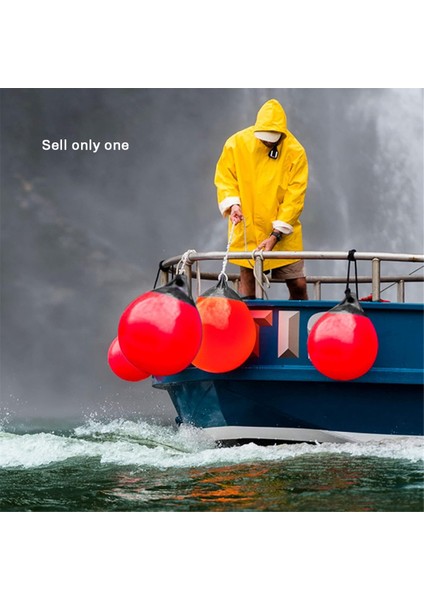 Ağır Hizmet Tipi Pvc Tekne Çamurlukları Top Yuvarlak Çapa Şamandırası Iskele Tampon Topu Şişirilebilir Koruma Deniz Bağlama Şamandırası Kırmızı (Yurt Dışından) fiyatları