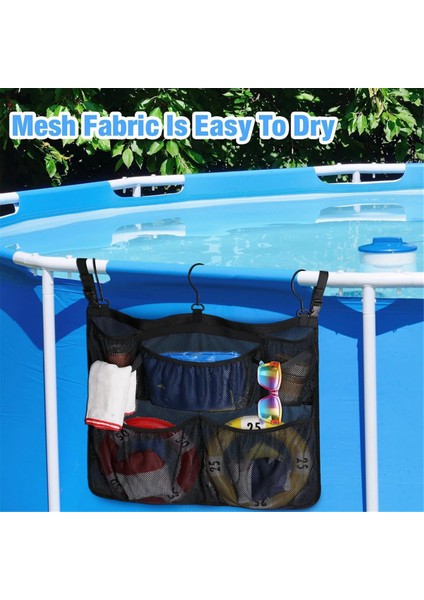 Havuz Saklama Çantası Yer Üstü Havuz Saklama Düzenleyicisi File Cepli Havuz Kenarı Saklama File Paketi Çoğu Havuz Için (Yurt Dışından) modelleri